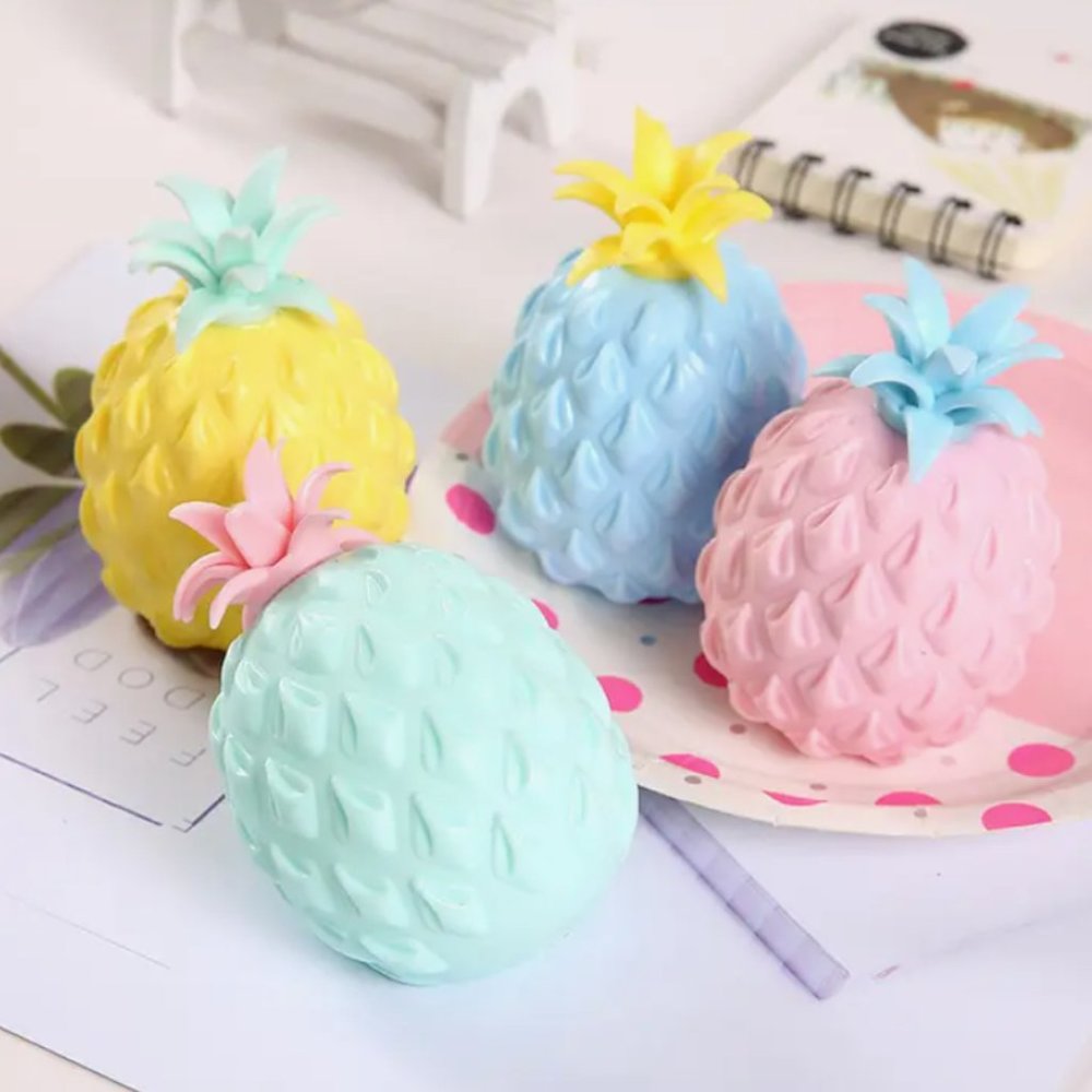 Lovely Tropical Fruit Pineapple Toys Office Squeeze Toys Stocking Stuffers Kids
